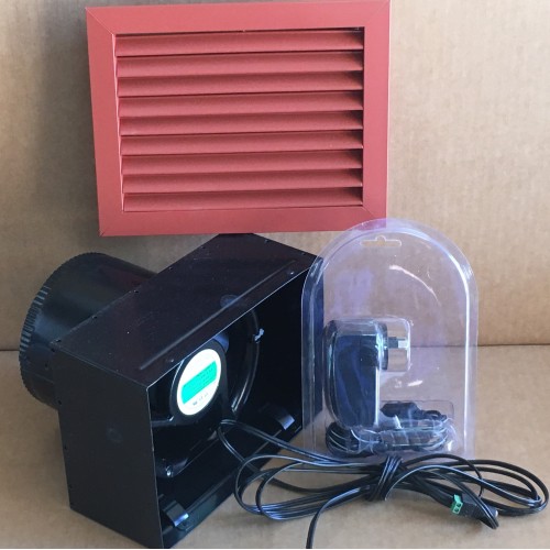 Fan AU24 volt  Red extract